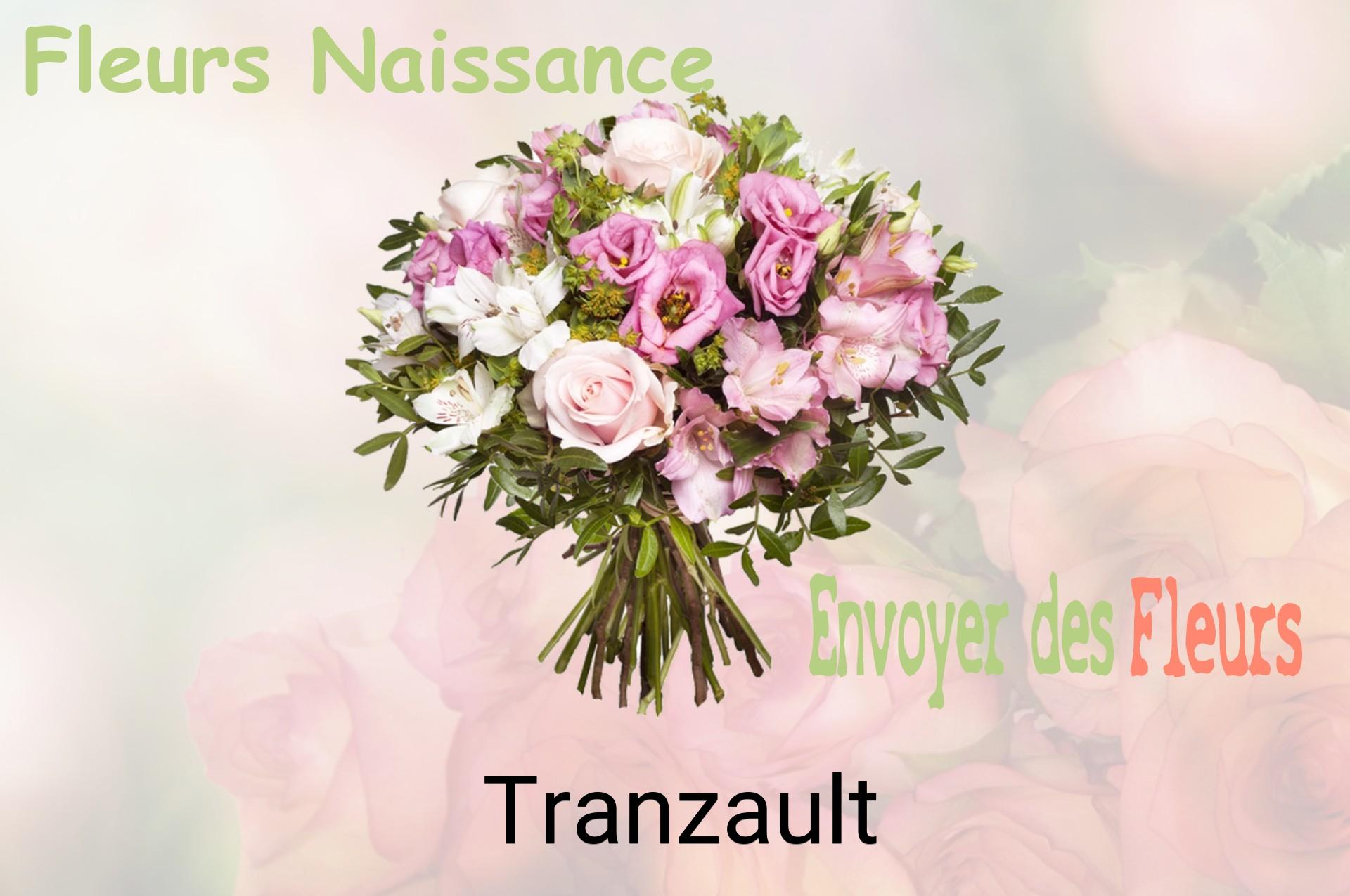 Bouquet de fleurs de naissance livré à Tranzault